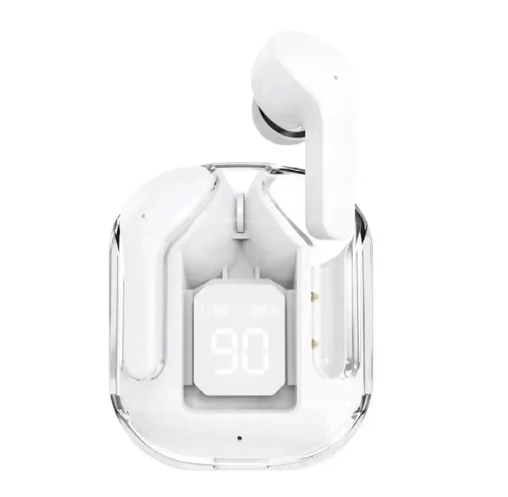 Air 31 Original Wireless Earbuds Bluetooth Earphones - Transparent HIFI Headphones With LED Power Digital Display And Stereo Sound (Random Color)