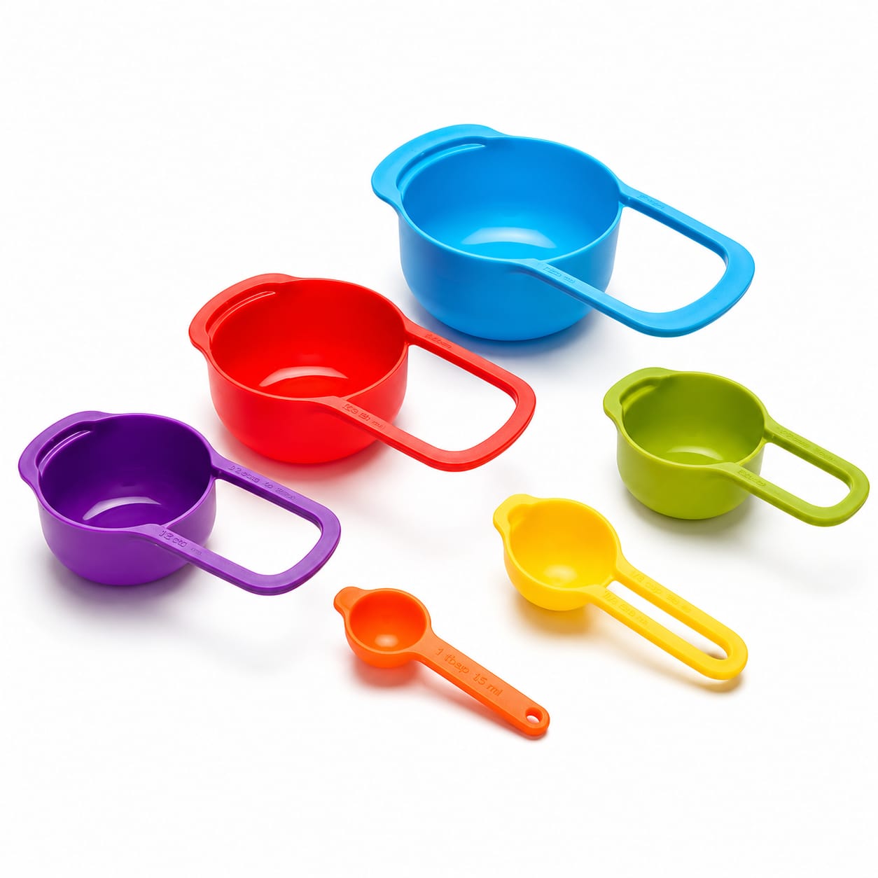 High Quality Measuring Spoon Set 6Pcs Measuring Cup And Spoon For Kitchen Baking And Cooking