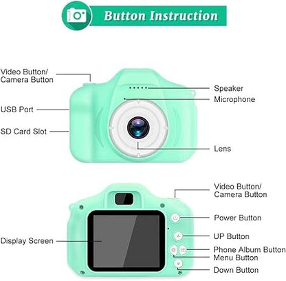 Children Mini Digital Camera Can Take Pictures Video Small Toys for girls and boys