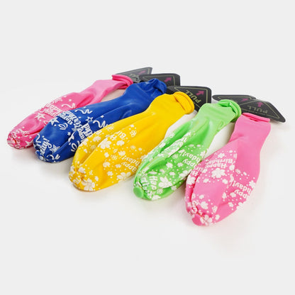 5Pcs Light Up LED Balloons HBD – Glowing Party Balloons for Birthday, Anniversary, Wedding, New Year, and Celebration Decoration