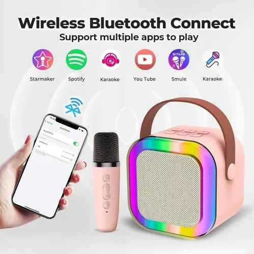 K12 Portable Speaker With Mic  | Portable Wireless Bluetooth Speaker