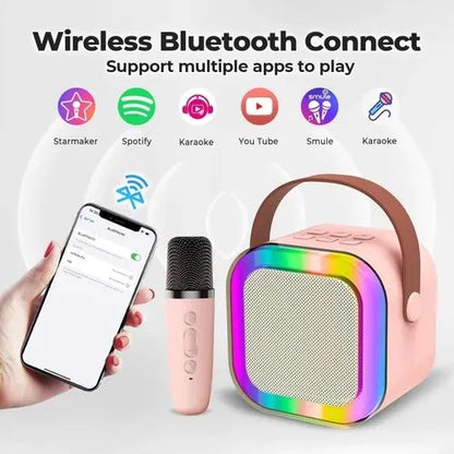 K12 Portable Speaker With Mic  | Portable Wireless Bluetooth Speaker