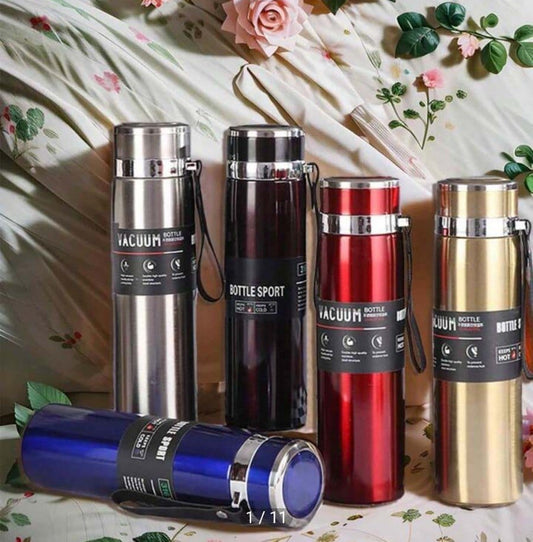 Slim Stainless Steel Water Bottle Premium Quality Long Lasting Insulation Leakproof Design 1000ml