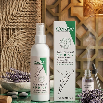 Green CeraVe Hair Removal Spray -  For Men And Women - 150ML